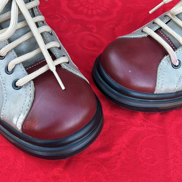 🏴 Dr. Martens MIE Vintage 90’s Two Tone Mules / Bowling Shoes UK 5 - Picture 14 of 17